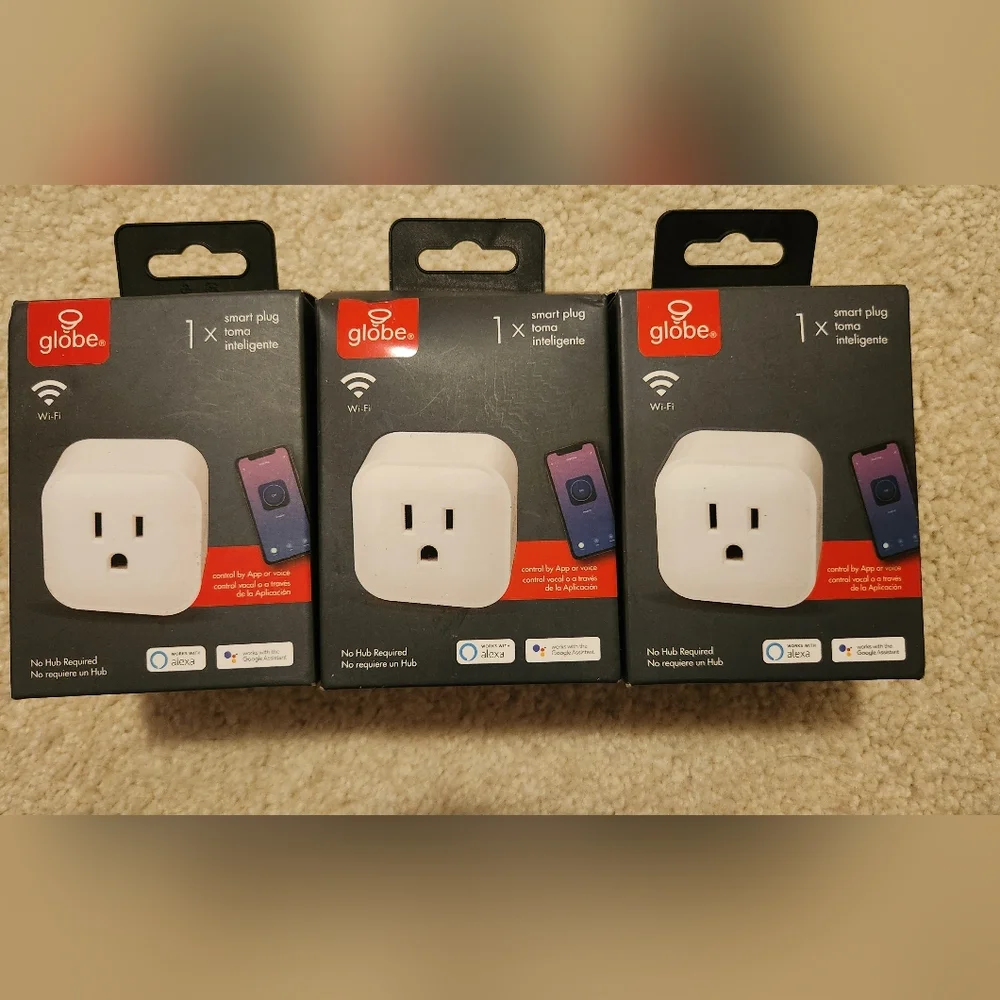 Globe Smart Plug with Wi-Fi Control